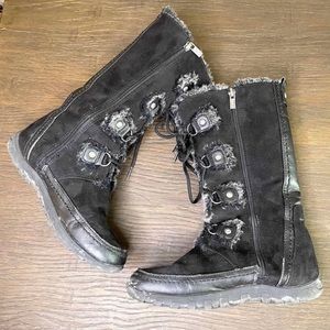 Nine West Girls 4 Fashion Boots Black
